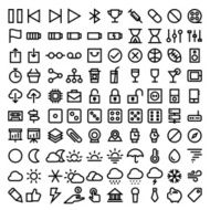Thin Line Icons set N10
