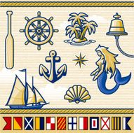Nautical Elements &amp; Flags Series N2