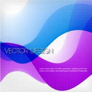 Abstract waved line vector background N5