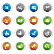 Glossy Buttons - Classic web icons