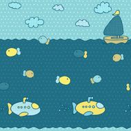Active Ocean Baby Boy Pattern