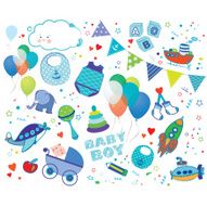 Baby boy elements SET