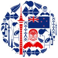 New Zealand Icon Montage