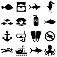 Dive Icons - Black Series