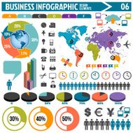 business infographic design elements N4