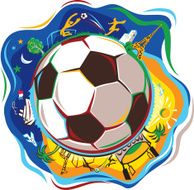 Earth ball African Ethno Style