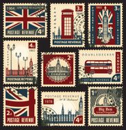 British postage stamps