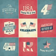 Independence Day Cards Set N2