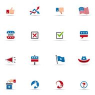 Icon Set Politics Color N2