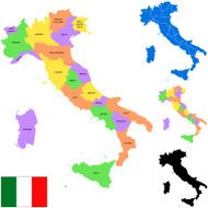 Italy Map N10