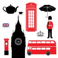 London symbols - very detailed illustration