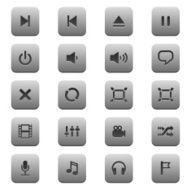 Media Interface Buttons (Titanium Series)