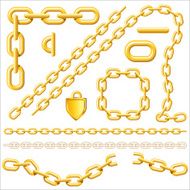 Chain Link Golden
