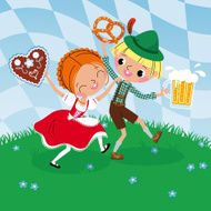 Octoberfest dancing