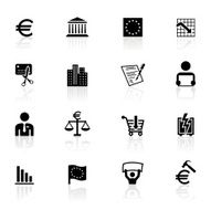 Black Symbols - European Union Recession
