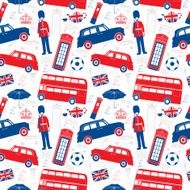 London symbols - Seamless vector patten