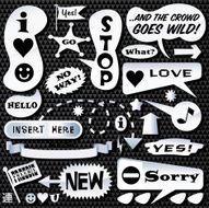 Chrome Speech Bubbles