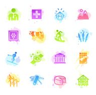 Stains Icons - Switzerland