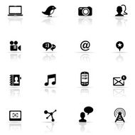 Icon Set Social network N2