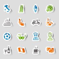 Stickers - Italian Culture Icons N2