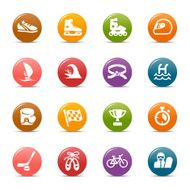 Colored Dots - Sport icons