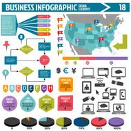 business infographics design elements N12