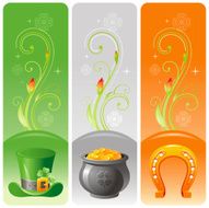 Irish flag banners