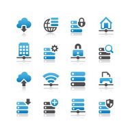 Network &amp; Servers Icon Set