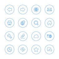 Website and internet icons N12