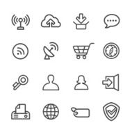 Internet Icons - Line Series