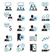 Business and presentation icons N2