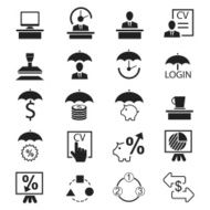 Business Icons Set Vector illustration N3