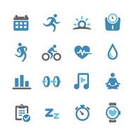 Fitness and Healthy Icons - Conc Series