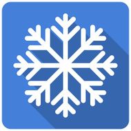 Flat Snowflake Icon