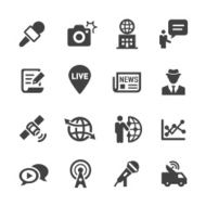 News Reporter Icons - Acme Series