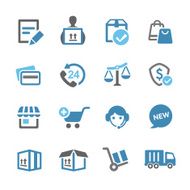 Shopping and Shipping Icons - Conc Series