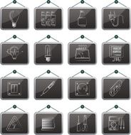 Electrical devices and equipment icons