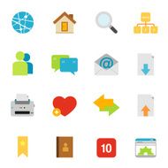 Flat Internet icons N2