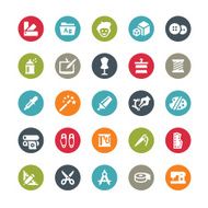 Art and Craft vector icons Ringico series