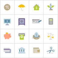 Personal Finance Icons — Poly Series