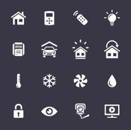 Home Automation Control Systems Icons