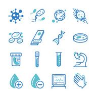 Medical laboratory icons N2