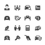 Car Dealership Icons - Acme Series