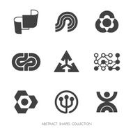 Abstract Shapes Collection Vector icons set