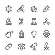 Science Icons - Line Series N2