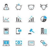 Business and finance icons N38