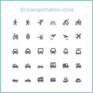 Transportation Icons N12