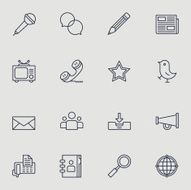 Communication Icons N68