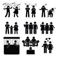Marriage Family Problem Couple Husband Wife with Counselor N2