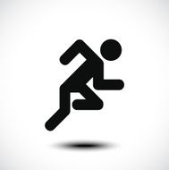 Running man icon
